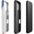 Czech Republic Flag Distressed iPhone 16 Plus Impact Case